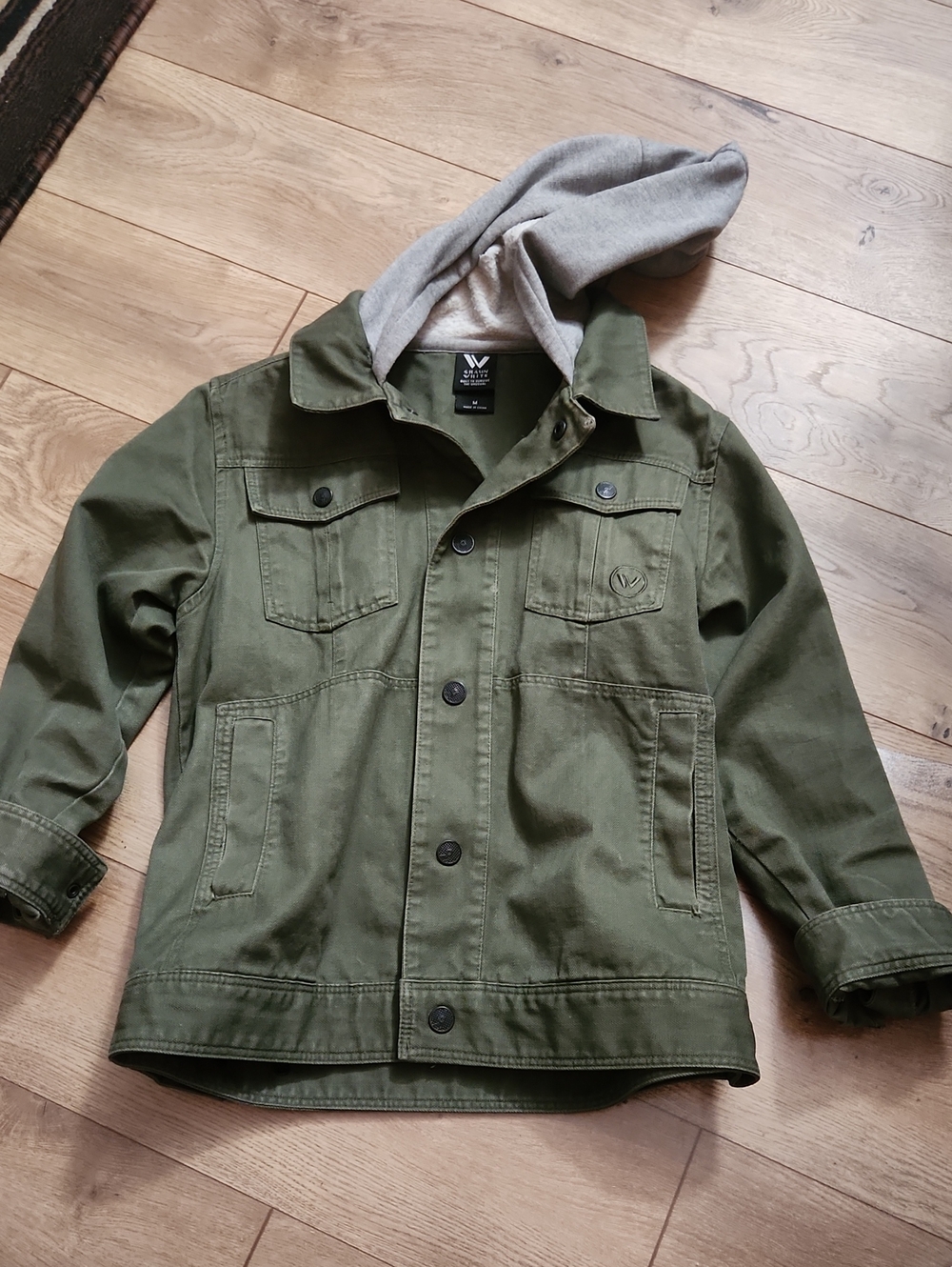 Shaun White Medium Green Hoodie Jacket